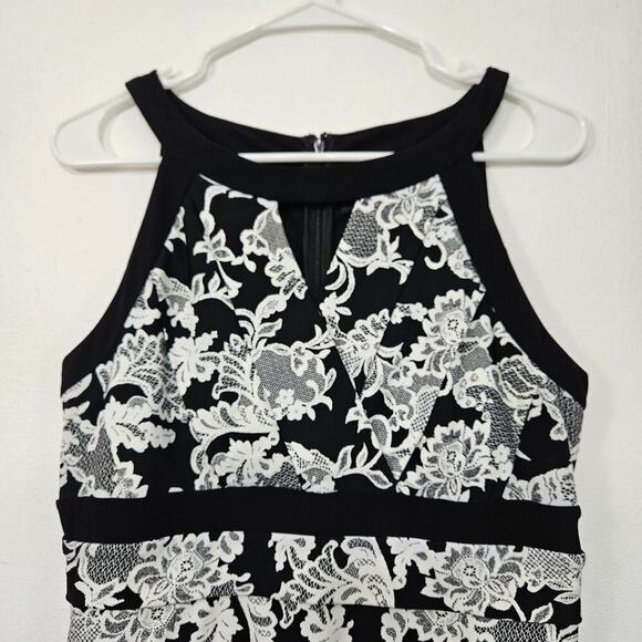 WHBM Instantly Slimming Floral Bodycon Dress Size 10 Medium Stretch - Picture 7 of 10